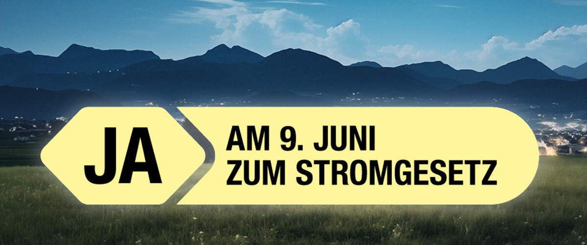 Stromgesetz Ja am 9. Juni 2024